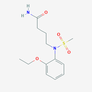 4-[N-(2-ETHOXYPHENYL)METHANESULFONAMIDO]BUTANAMIDE