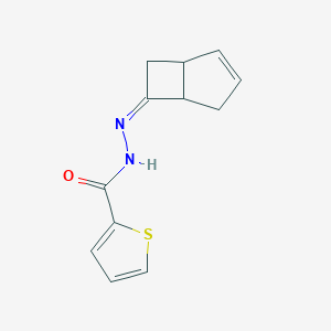 molecular formula C12H12N2OS B449700 N'-bicyclo[3.2.0]hept-2-en-6-ylidene-2-thiophenecarbohydrazide 