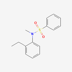 N-(2-ethylphenyl)-N-methylbenzenesulfonamide