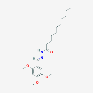 N'-(2,4,5-trimethoxybenzylidene)undecanohydrazide