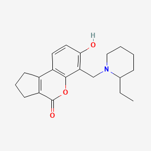 6-((2-ethylpiperidin-1-yl)methyl)-7-hydroxy-2,3-dihydrocyclopenta[c]chromen-4(1H)-one