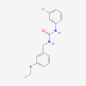 3-(3-CHLOROPHENYL)-1-[(3-ETHOXYPHENYL)METHYL]UREA