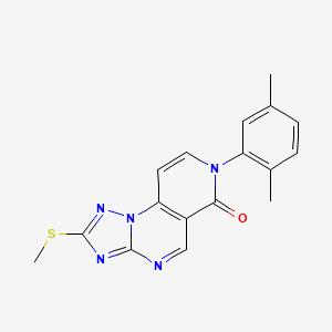 7-(2,5-dimethylphenyl)-2-(methylsulfanyl)pyrido[3,4-e][1,2,4]triazolo[1,5-a]pyrimidin-6(7H)-one