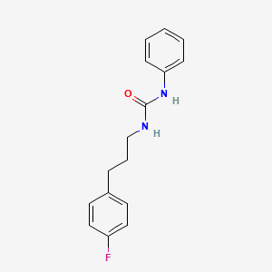 3-[3-(4-FLUOROPHENYL)PROPYL]-1-PHENYLUREA