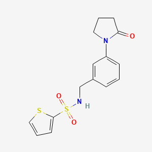 N-{[3-(2-OXOPYRROLIDIN-1-YL)PHENYL]METHYL}THIOPHENE-2-SULFONAMIDE