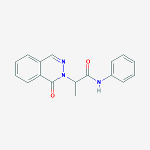 2-(1-oxo-2(1H)-phthalazinyl)-N-phenylpropanamide