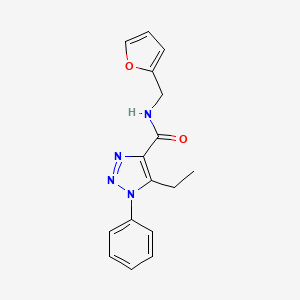 5-ethyl-N-(2-furylmethyl)-1-phenyl-1H-1,2,3-triazole-4-carboxamide