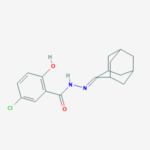 5-chloro-2-hydroxy-N'-tricyclo[3.3.1.1~3,7~]dec-2-ylidenebenzohydrazide