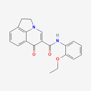 N-(2-ethoxyphenyl)-6-oxo-1,2-dihydro-6H-pyrrolo[3,2,1-ij]quinoline-5-carboxamide