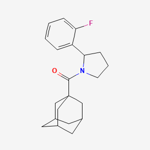 1-(1-adamantylcarbonyl)-2-(2-fluorophenyl)pyrrolidine