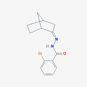 molecular formula C14H15BrN2O B449793 N'-bicyclo[2.2.1]hept-2-ylidene-2-bromobenzohydrazide 