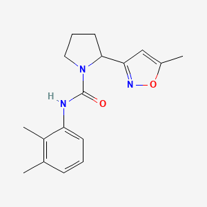 N-(2,3-dimethylphenyl)-2-(5-methyl-1,2-oxazol-3-yl)pyrrolidine-1-carboxamide