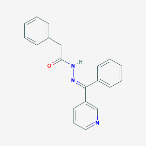 2-phenyl-N'-[phenyl(3-pyridinyl)methylene]acetohydrazide