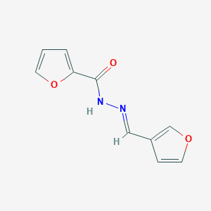molecular formula C10H8N2O3 B449804 N'-[(E)-furan-3-ylmethylidene]furan-2-carbohydrazide 