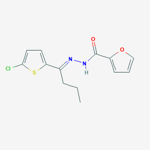 N'-[1-(5-chloro-2-thienyl)butylidene]-2-furohydrazide
