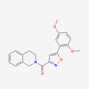 2-{[5-(2,5-dimethoxyphenyl)-3-isoxazolyl]carbonyl}-1,2,3,4-tetrahydroisoquinoline