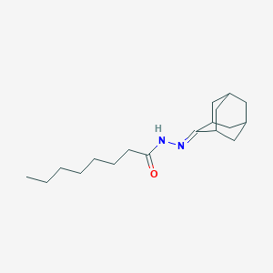 molecular formula C18H30N2O B449818 N'-tricyclo[3.3.1.1~3,7~]dec-2-ylideneoctanohydrazide 