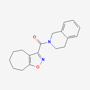 3-(3,4-dihydro-2(1H)-isoquinolinylcarbonyl)-5,6,7,8-tetrahydro-4H-cyclohepta[d]isoxazole