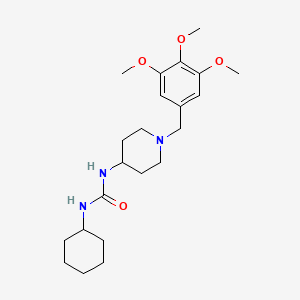 N-CYCLOHEXYL-N'-[1-(3,4,5-TRIMETHOXYBENZYL)-4-PIPERIDYL]UREA