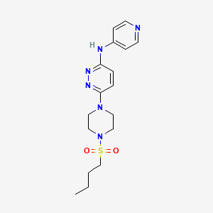 6-[4-(butylsulfonyl)-1-piperazinyl]-N-4-pyridinyl-3-pyridazinamine