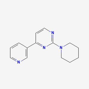 2-(Piperidin-1-yl)-4-(pyridin-3-yl)pyrimidine