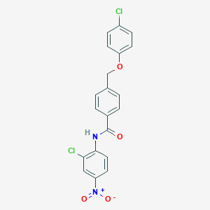 N-(2-chloro-4-nitrophenyl)-4-[(4-chlorophenoxy)methyl]benzamide