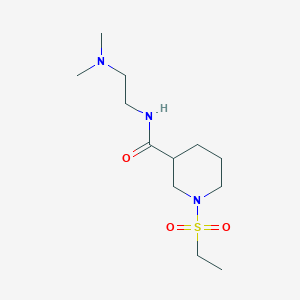 N-[2-(dimethylamino)ethyl]-1-(ethylsulfonyl)piperidine-3-carboxamide