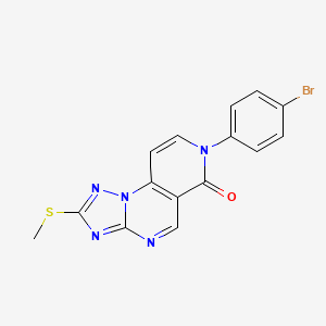 7-(4-bromophenyl)-2-(methylthio)pyrido[3,4-e][1,2,4]triazolo[1,5-a]pyrimidin-6(7H)-one