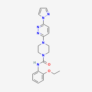 N-(2-ethoxyphenyl)-4-[6-(1H-pyrazol-1-yl)-3-pyridazinyl]-1-piperazinecarboxamide