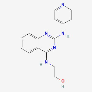 2-{[2-(4-pyridinylamino)-4-quinazolinyl]amino}ethanol