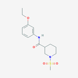 N-(3-ETHOXYPHENYL)-1-METHANESULFONYLPIPERIDINE-3-CARBOXAMIDE