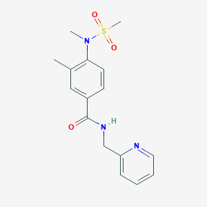 3-METHYL-4-(N-METHYLMETHANESULFONAMIDO)-N-[(PYRIDIN-2-YL)METHYL]BENZAMIDE