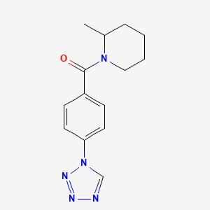 2-METHYL-1-[4-(1H-1,2,3,4-TETRAZOL-1-YL)BENZOYL]PIPERIDINE