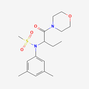 N-(3,5-dimethylphenyl)-N-[1-(4-morpholinylcarbonyl)propyl]methanesulfonamide