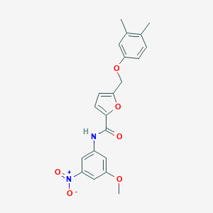 5-[(3,4-dimethylphenoxy)methyl]-N-(3-methoxy-5-nitrophenyl)furan-2-carboxamide