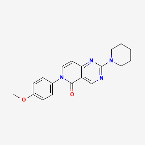 6-(4-METHOXYPHENYL)-2-(PIPERIDIN-1-YL)-5H,6H-PYRIDO[4,3-D]PYRIMIDIN-5-ONE