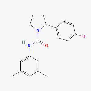 N-(3,5-dimethylphenyl)-2-(4-fluorophenyl)-1-pyrrolidinecarboxamide