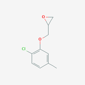 molecular formula C10H11ClO2 B044988 2-[(2-氯-5-甲基苯氧基)甲基]环氧乙烷 CAS No. 53732-26-6