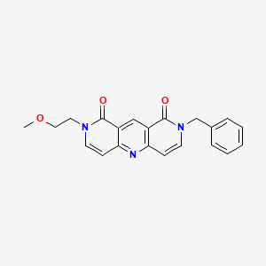 2-benzyl-8-(2-methoxyethyl)pyrido[4,3-b][1,6]naphthyridine-1,9(2H,8H)-dione