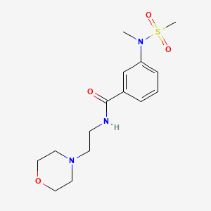 3-(N-METHYLMETHANESULFONAMIDO)-N-[2-(MORPHOLIN-4-YL)ETHYL]BENZAMIDE