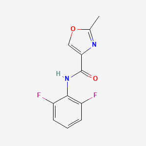 N-(2,6-difluorophenyl)-2-methyl-1,3-oxazole-4-carboxamide