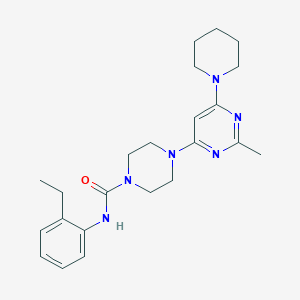 N-(2-Ethylphenyl)-4-[2-methyl-6-(piperidin-1-YL)pyrimidin-4-YL]piperazine-1-carboxamide