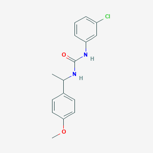 1-(3-Chlorophenyl)-3-[1-(4-methoxyphenyl)ethyl]urea