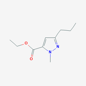 B044991 Ethyl 1-methyl-3-propyl-1H-pyrazole-5-carboxylate CAS No. 133261-07-1