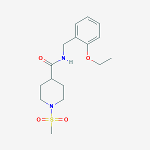 N-(2-ethoxybenzyl)-1-(methylsulfonyl)-4-piperidinecarboxamide