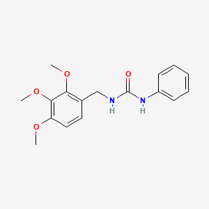 1-phenyl-3-[(2,3,4-trimethoxyphenyl)methyl]urea