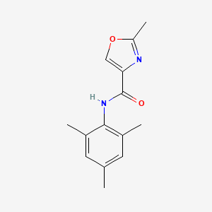 2-methyl-N-(2,4,6-trimethylphenyl)-1,3-oxazole-4-carboxamide