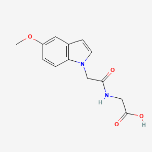 N-[(5-methoxy-1H-indol-1-yl)acetyl]glycine