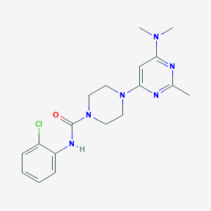 N-(2-chlorophenyl)-4-[6-(dimethylamino)-2-methylpyrimidin-4-yl]piperazine-1-carboxamide