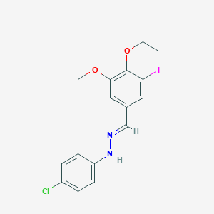 3-Iodo-4-isopropoxy-5-methoxybenzaldehyde (4-chlorophenyl)hydrazone